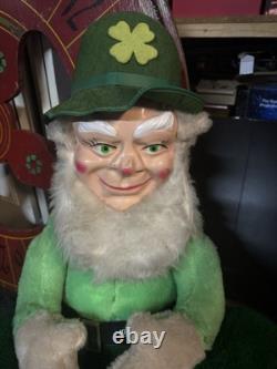 Vintage 1965 Large Leprechaun Beer Store Display Plush Doll Jameson Rare Vintage 1965 Large Leprechaun Beer Store Display Plush Doll Jameson Rare