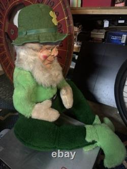 Vintage 1965 Large Leprechaun Beer Store Display Plush Doll Jameson Rare Vintage 1965 Large Leprechaun Beer Store Display Plush Doll Jameson Rare