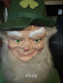 Vintage 1965 Large Leprechaun Beer Store Display Plush Doll Jameson Rare Vintage 1965 Large Leprechaun Beer Store Display Plush Doll Jameson Rare