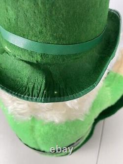 Vintage 1965 Large Leprechaun Beer Store Display Plush Doll Jameson Rare