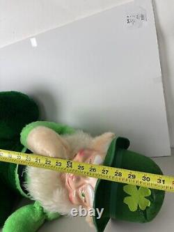 Vintage 1965 Large Leprechaun Beer Store Display Plush Doll Jameson Rare