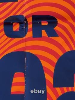 Vintage 1968 HALLOWEEN Trick Or TREAT retail store display sign HUGE paper 40x54 Vintage 1968 HALLOWEEN Trick Or TREAT retail store display sign HUGE paper 40x54