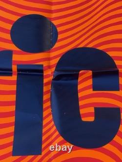 Vintage 1968 HALLOWEEN Trick Or TREAT retail store display sign HUGE paper 40x54 Vintage 1968 HALLOWEEN Trick Or TREAT retail store display sign HUGE paper 40x54