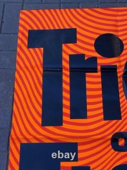 Vintage 1968 HALLOWEEN Trick Or TREAT retail store display sign HUGE paper 40x54 Vintage 1968 HALLOWEEN Trick Or TREAT retail store display sign HUGE paper 40x54