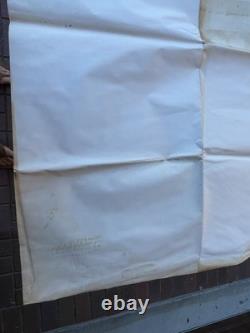 Vintage 1968 HALLOWEEN Trick Or TREAT retail store display sign HUGE paper 40x54 Vintage 1968 HALLOWEEN Trick Or TREAT retail store display sign HUGE paper 40x54
