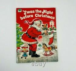 Vintage 1975 Whitman Twas The Night Before Christmas Coloring Book
