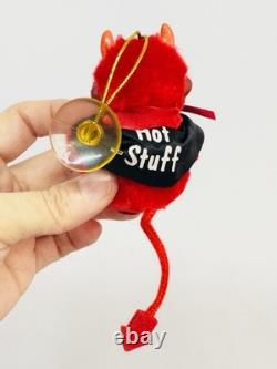 Vintage 1980s Russ Berrie Hot Stuff Little Horned Devil Hugger Dangler 24pz