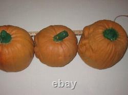 Vintage 1987 Todd Masters Foam Jack O Lantern Pumpkins Lot Of 5 Oh Lantern