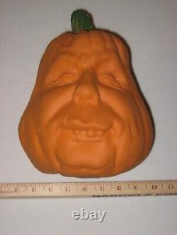 Vintage 1987 Todd Masters Foam Jack O Lantern Pumpkins Lot Of 5 Oh Lantern