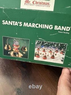 Vintage 1991 Mr. Christmas' Santa's Marching Band With Original Box VIDEO