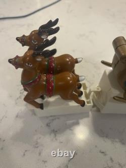 Vintage 1993 Mr. Christmas Santa's Sleigh Ride READ