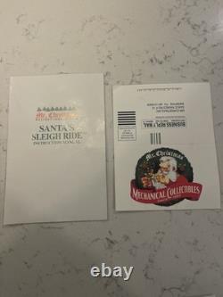 Vintage 1993 Mr. Christmas Santa's Sleigh Ride READ