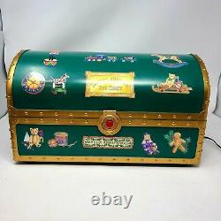 Vintage 1994 Mr Christmas Santa's Musical Animated Toy Chest Box 35 Songs Tested
