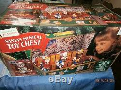 Vintage 1994 Mr Christmas Santa's Musical Toy Chest 35 Songs Rare