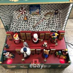 Vintage 1994 Mr Christmas Santa's Musical Toy Chest With Box 35 Songs Works