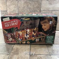 Vintage 1994 Mr Christmas Santa's Musical Toy Chest With Box 35 Songs Works