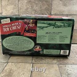 Vintage 1994 Mr Christmas Santa's Musical Toy Chest With Box 35 Songs Works