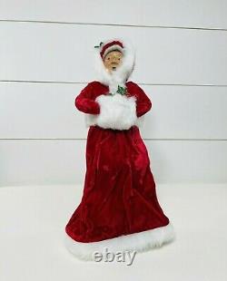 Vintage 1995 Byers Choice Ltd The Carolers Mrs Claus Christmas Figurine