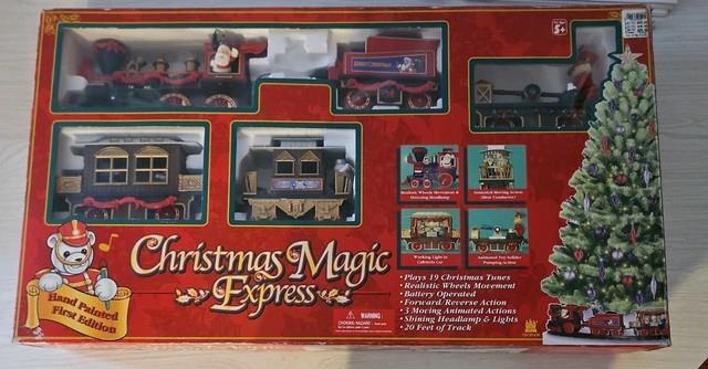 Vintage 1996 Christmas Magic Express Train Set Complete 1st Edition