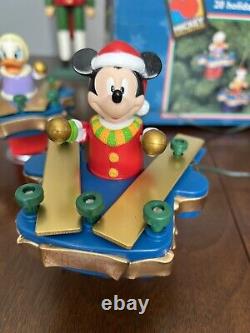 Vintage 1997 Mr Christmas Disney Mickey's Musical Holiday Xylophones SEE VIDEO