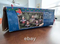 Vintage 1997 Mr Christmas Disney Mickey's Musical Holiday Xylophones SEE VIDEO