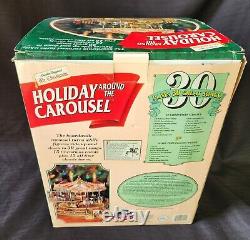 Vintage 1997 Mr. Christmas Holiday Around The Carousel 30 Songs WithBox, Works