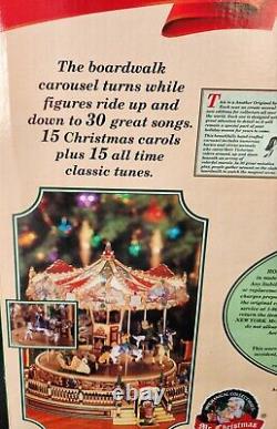 Vintage 1997 Mr. Christmas Holiday Around The Carousel 30 Songs WithBox, Works