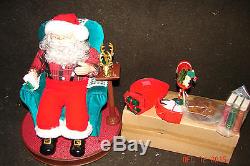 Vintage 1999 Avon Collectible RARE Santa Read Me A Story Animated Display