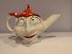 Vintage 1999 Mark Switzer Teapot Christmas Elf Gnome Weird Odd Kitchen