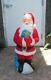 Vintage 30 Santa Claus Outdoor Santa Claus Withblue Present Lighted Blowmold