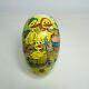 Vintage 6 1/2 Paper Mache Easter Egg West Germany Ducks