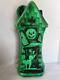 Vintage 60's 70's Bayshore Lighted Halloween Green Blow Mold Haunted House 17