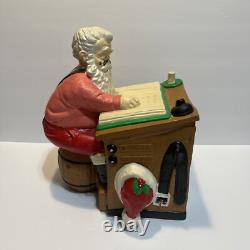 Vintage Alberta Santa Claus Clause Accounting Department 13 Statue Christmas Vintage Alberta Santa Claus Clause Accounting Department 13 Statue Christmas