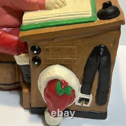 Vintage Alberta Santa Claus Clause Accounting Department 13 Statue Christmas Vintage Alberta Santa Claus Clause Accounting Department 13 Statue Christmas