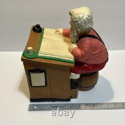 Vintage Alberta Santa Claus Clause Accounting Department 13 Statue Christmas Vintage Alberta Santa Claus Clause Accounting Department 13 Statue Christmas
