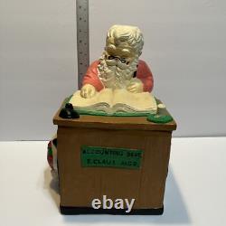 Vintage Alberta Santa Claus Clause Accounting Department 13 Statue Christmas Vintage Alberta Santa Claus Clause Accounting Department 13 Statue Christmas
