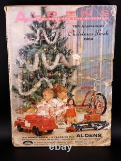 Vintage Aldens Shop at Home & Save 75th Anniversary Christmas Catalog Book 1964
