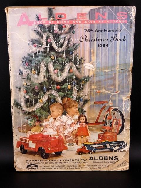 Vintage Aldens Shop At Home & Save 75th Anniversary Christmas Catalog Book 1964