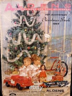 Vintage Aldens Shop at Home & Save 75th Anniversary Christmas Catalog Book 1964