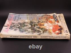 Vintage Aldens Shop at Home & Save 75th Anniversary Christmas Catalog Book 1964