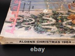 Vintage Aldens Shop at Home & Save 75th Anniversary Christmas Catalog Book 1964