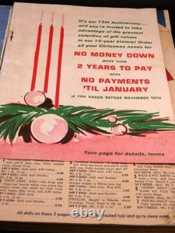 Vintage Aldens Shop at Home & Save 75th Anniversary Christmas Catalog Book 1964