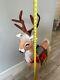 Vintage Annalee Extra Extra Large Reindeer Withchristmas Saddle 1995 Rare