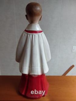 Vintage Artistic Latex Form Co Inc NY Caroler Choir Boy Christmas Figure 19