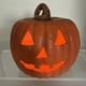 Vintage Atlantic Ceramic Lighted 10 Pumpkin Jack O Lantern Halloween Rare