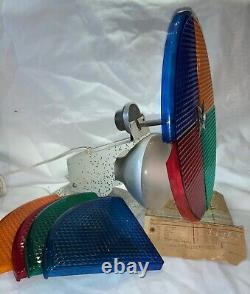 Vintage! Atlas'holly-time' Color Wheel For Aluminum Tree