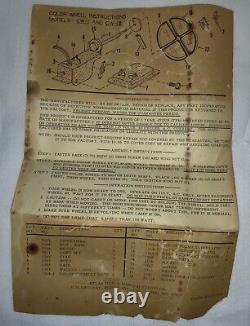 Vintage! Atlas'holly-time' Color Wheel For Aluminum Tree