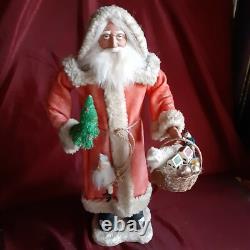 Vintage Bethany Lowe Large Vintage German Santa Gorgeous