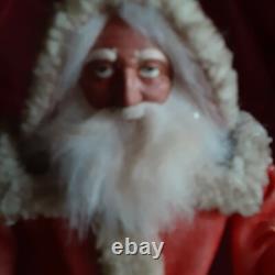 Vintage Bethany Lowe Large Vintage German Santa Gorgeous