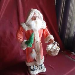 Vintage Bethany Lowe Large Vintage German Santa Gorgeous